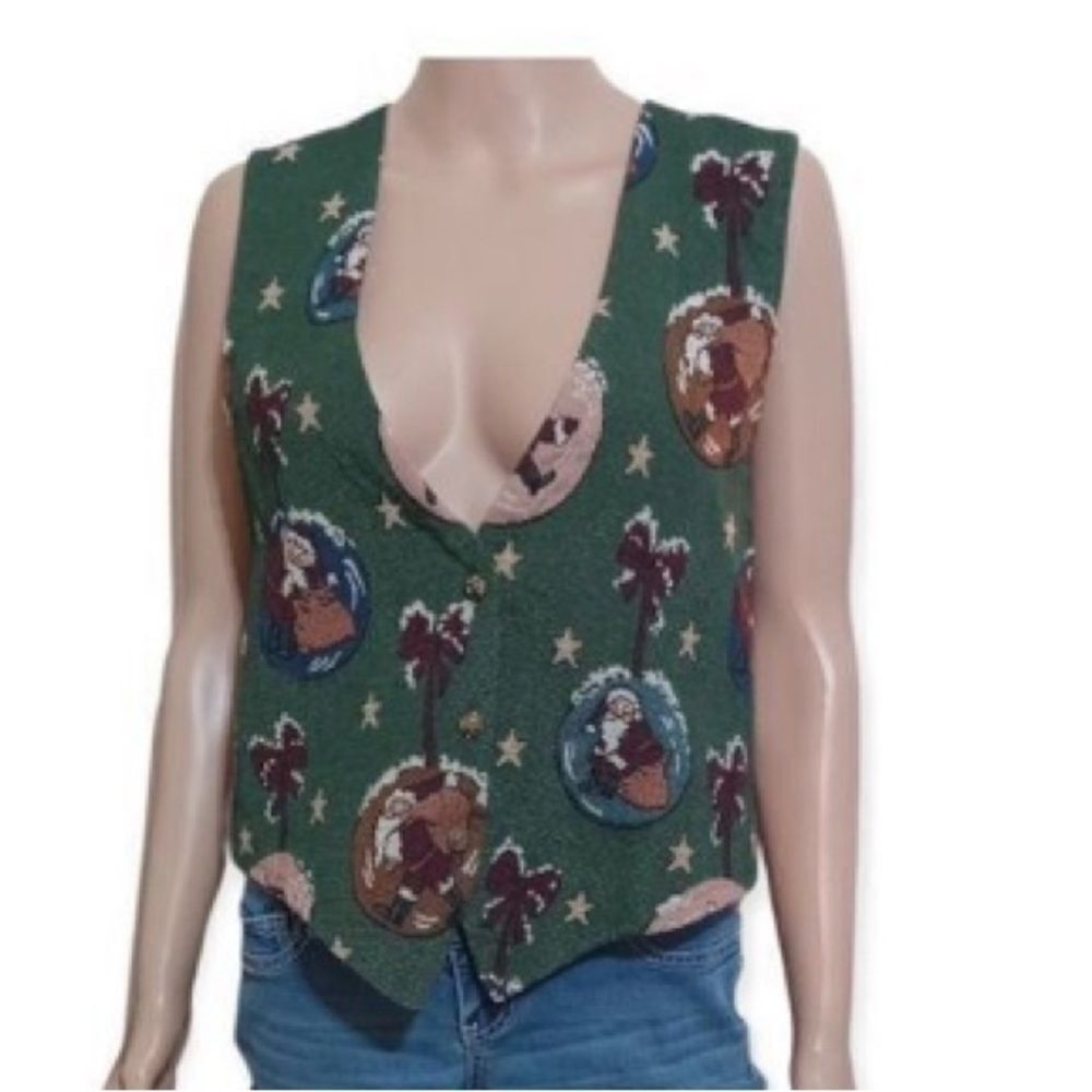Vintage Backroad Tapestry Vest Size: L